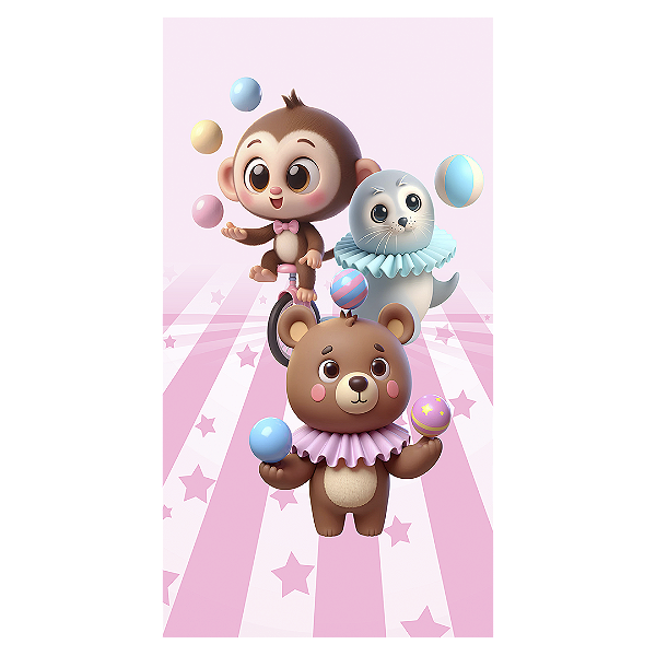 Faixa Lateral - Circo - Sublimado 3D