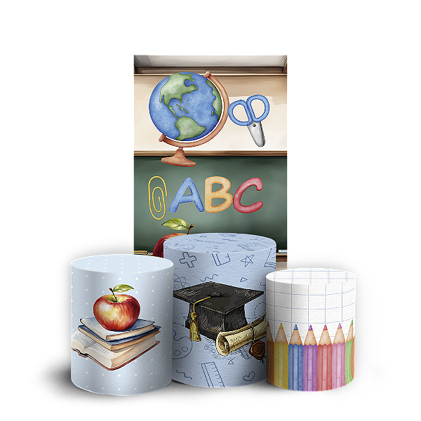 Faixa Lateral e Trio Cilindro Sublimado 3D Vest Facil - Dia Dos Professores