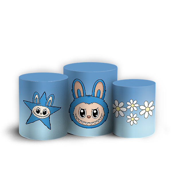 Trio Cilindro - Labubu - Sublimado 3D