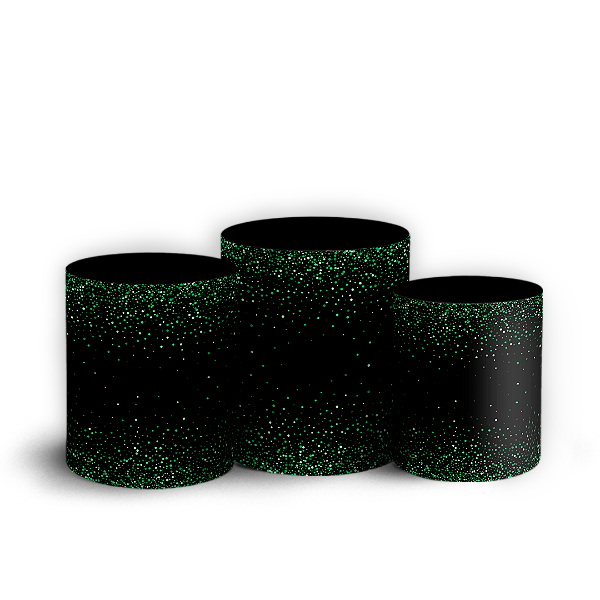 Trio Cilindro - Glitter Feliz Cumpleaños ES - Sublimado 3D