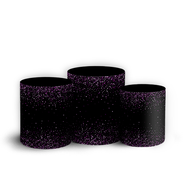 Trio Cilindro - Glitter Feliz Cumpleaños ES - Sublimado 3D