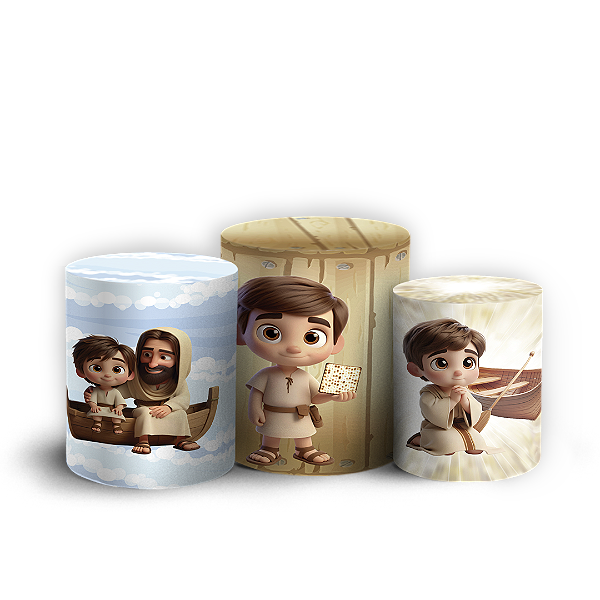 Trio Cilindro - Tu Es Pedro - Sublimado 3D