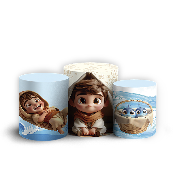 Trio Cilindro - Tu Es Pedro - Sublimado 3D