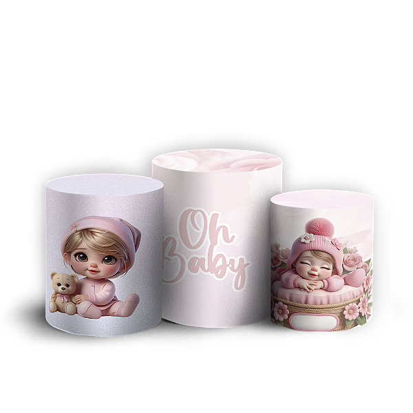 Trio Cilindro - Oh Baby - Sublimado 3D