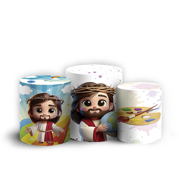 Trio Cilindro - O Maior Pintor Do Mundo - Sublimado 3D