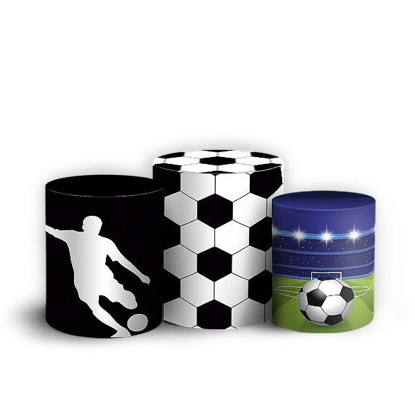Trio Cilindro - Futebol - Sublimado 3D