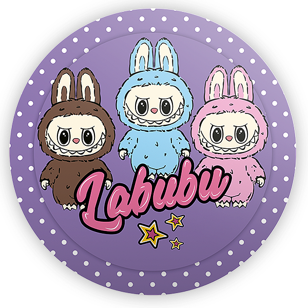 Mini Painel - Labubu - Sublimado 3D