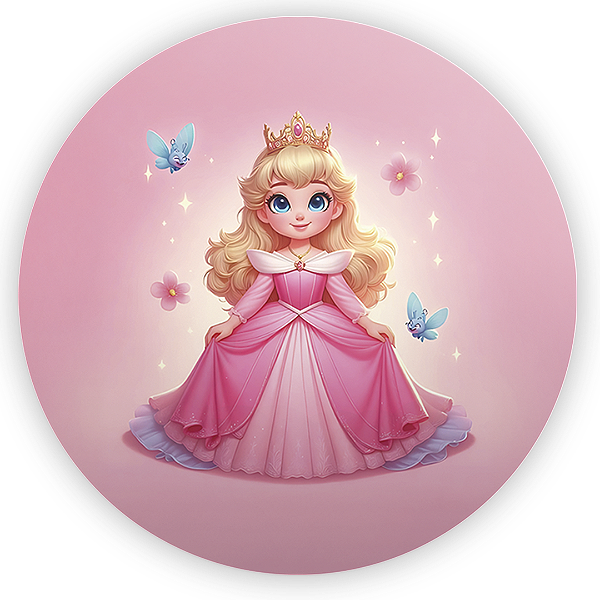 Mini Painel - Princesa Aurora Bela Adormecida - Sublimado 3D