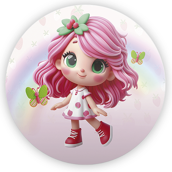 Mini Painel - Moranguinho - Sublimado 3D