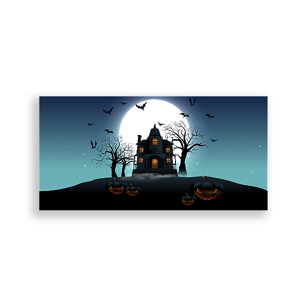 Painel Retangular - Halloween - Sublimado 3D