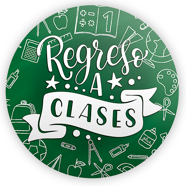 Painel Redondo - Vuelta a Clases ES - Sublimado 3D