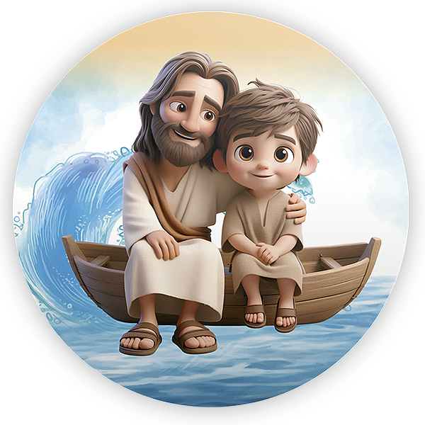 Painel Redondo - Tu Es Pedro - Sublimado 3D