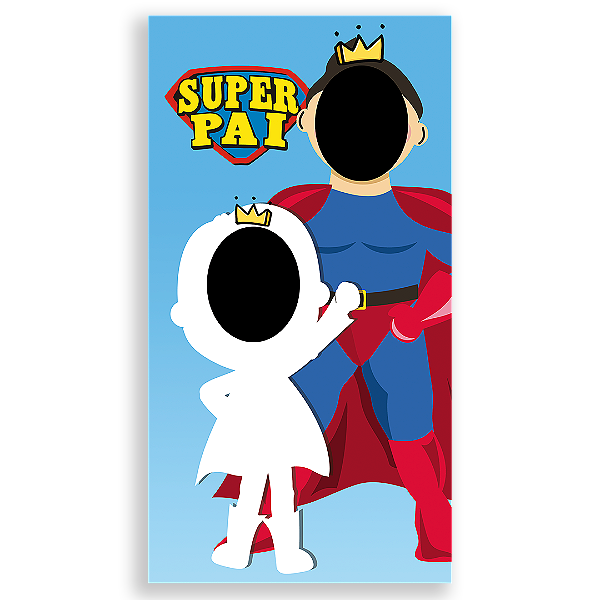 Painel Interativo Vazado Sublimado 3D - Dia dos Pais