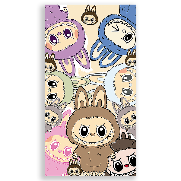 Faixa Lateral - Labubu - Sublimado 3D