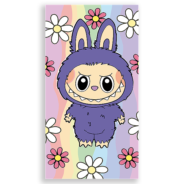 Faixa Lateral - Labubu - Sublimado 3D