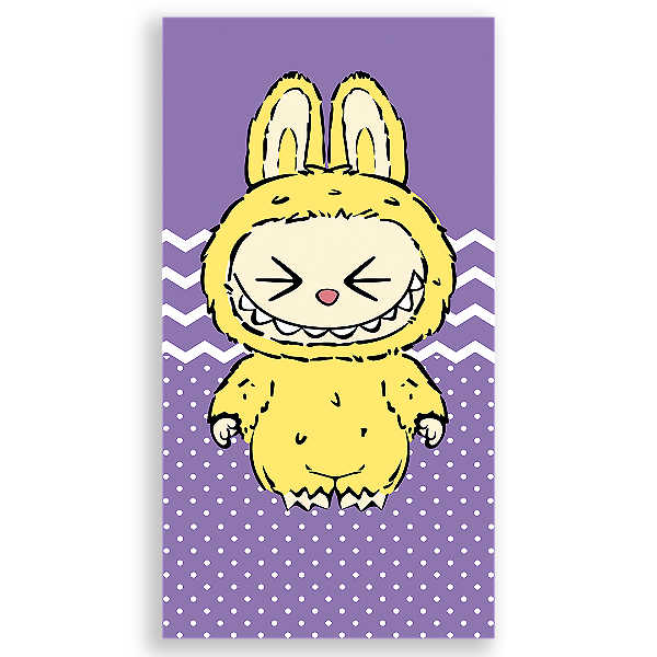 Faixa Lateral - Labubu - Sublimado 3D