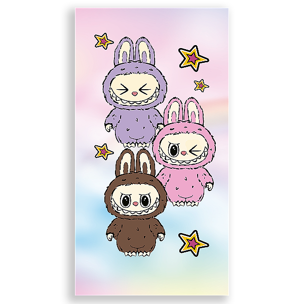 Faixa Lateral - Labubu - Sublimado 3D