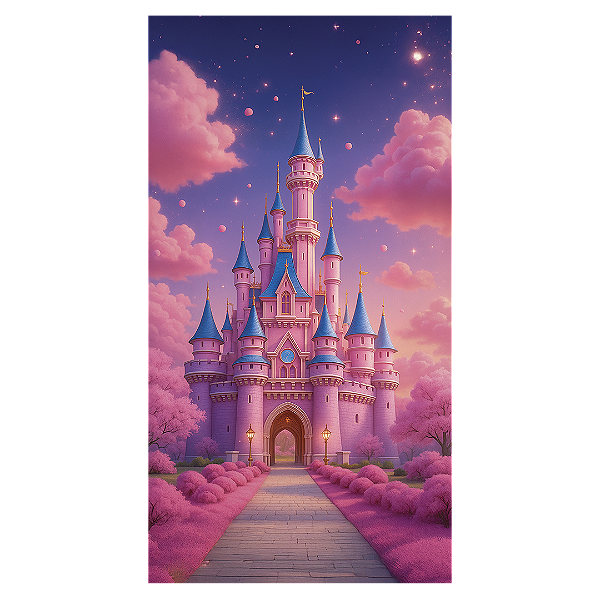 Faixa Lateral - Princesa Aurora Bela Adormecida - Sublimado 3D