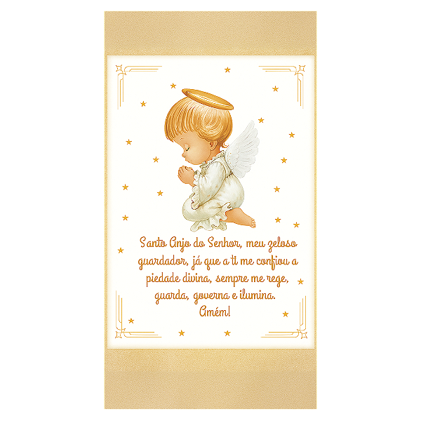 Faixa Lateral - Anjo Batizado - Sublimado 3D