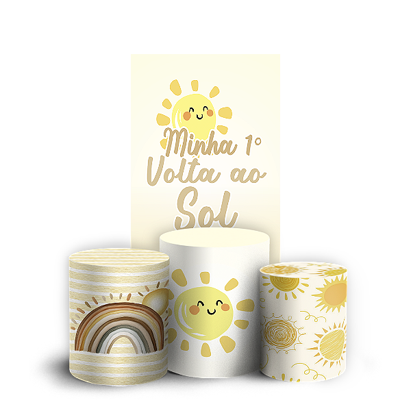 Faixa Lateral e Trio Cilindro Sublimado 3D Vest Facil - Volta Ao Sol