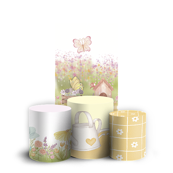 Faixa Lateral e Trio Cilindro Sublimado 3D Vest Facil - Jardim