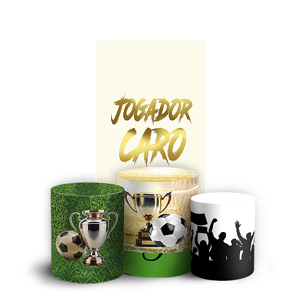 Faixa Lateral e Trio Cilindro Sublimado 3D Vest Facil - Futebol