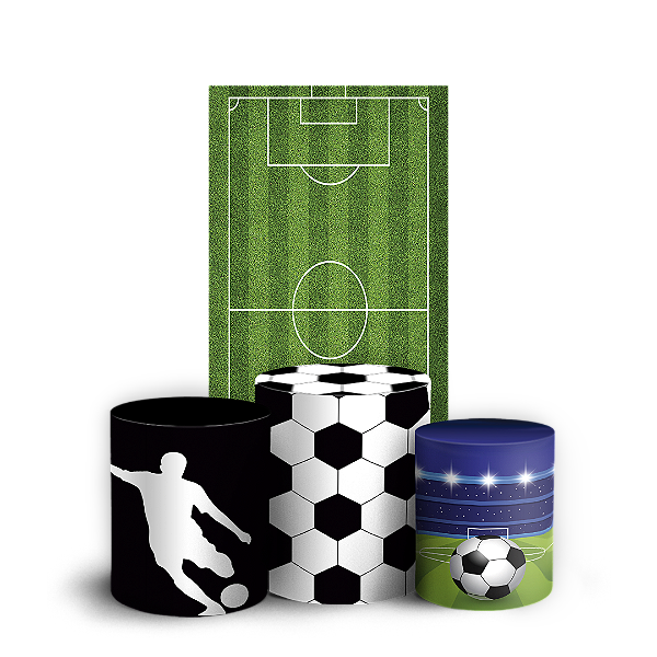 Faixa Lateral e Trio Cilindro Sublimado 3D Vest Facil - Futebol