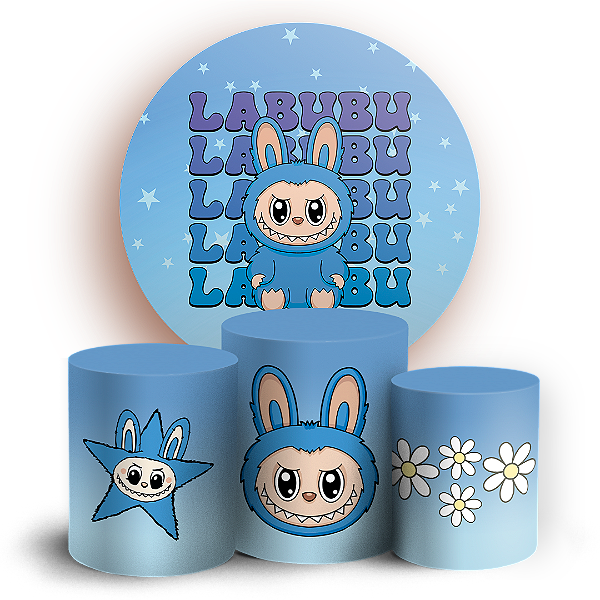 KIT Redondo e Trio - Labubu - Sublimado 3D