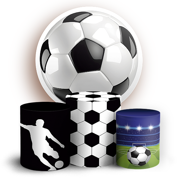 KIT Redondo e Trio - Futebol - Sublimado 3D