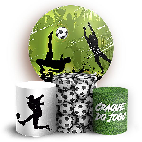 KIT Redondo e Trio - Futebol - Sublimado 3D