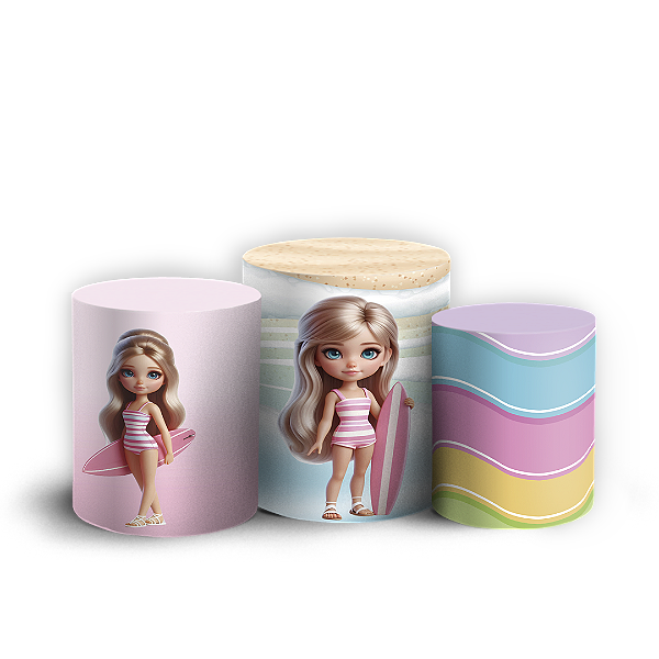 Trio Cilindro - Barbie - Sublimado 3D