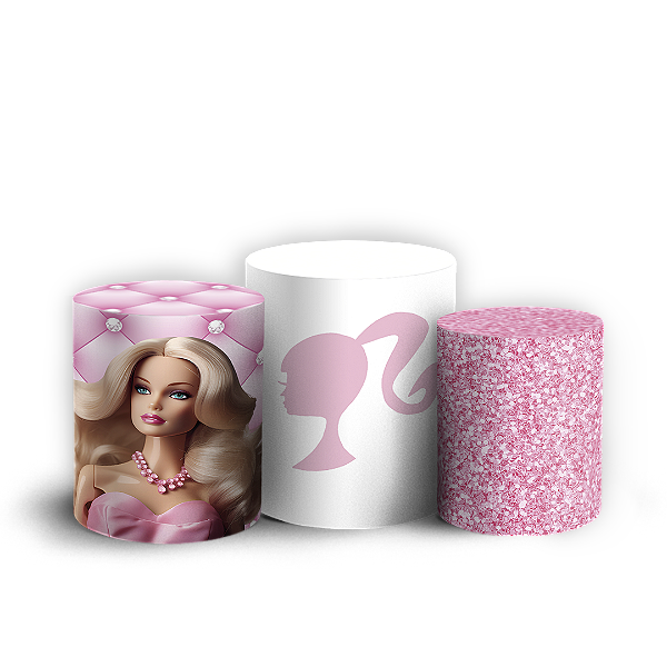 Trio Cilindro - Barbie - Sublimado 3D