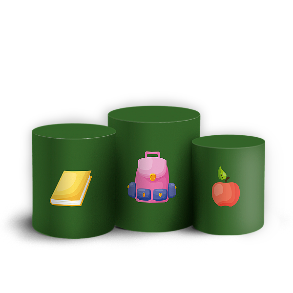 Trio Cilindro - Regreso a Clases ES - Sublimado 3D