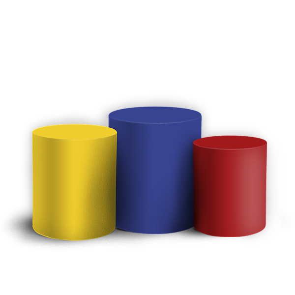 Trio Cilindro - Sonic - Sublimado 3D