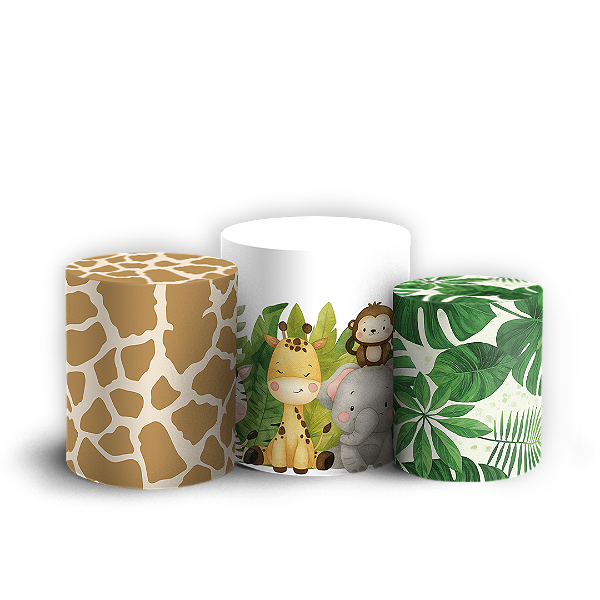 Trio Cilindro - Safari - Sublimado 3D