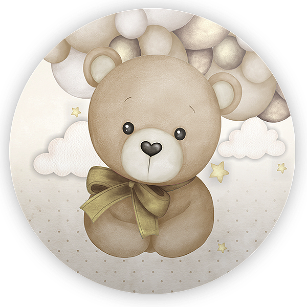 Mini Painel - Ursinho Bege - Sublimado 3D