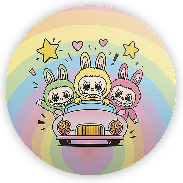 Mini Painel - Labubu - Sublimado 3D