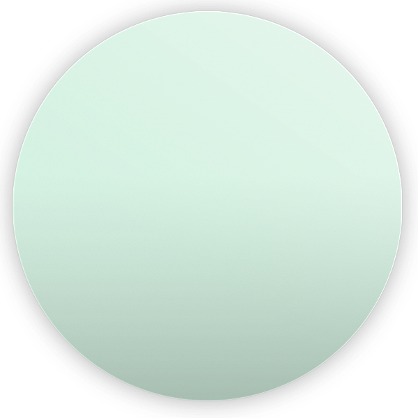 Painel Redondo - Cor Lisa Verde 1h 34v - Sublimado 3D