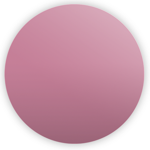 Painel Redondo - Cor Lisa Rosa 22h 20v - Sublimado 3D