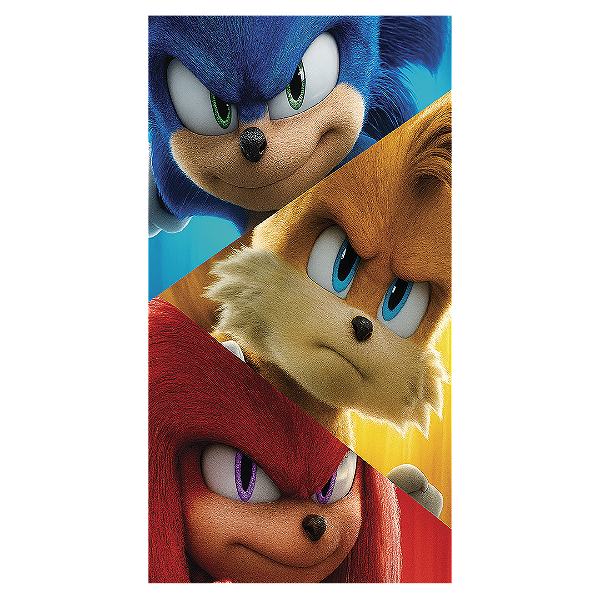 Faixa Lateral - Sonic - Sublimado 3D