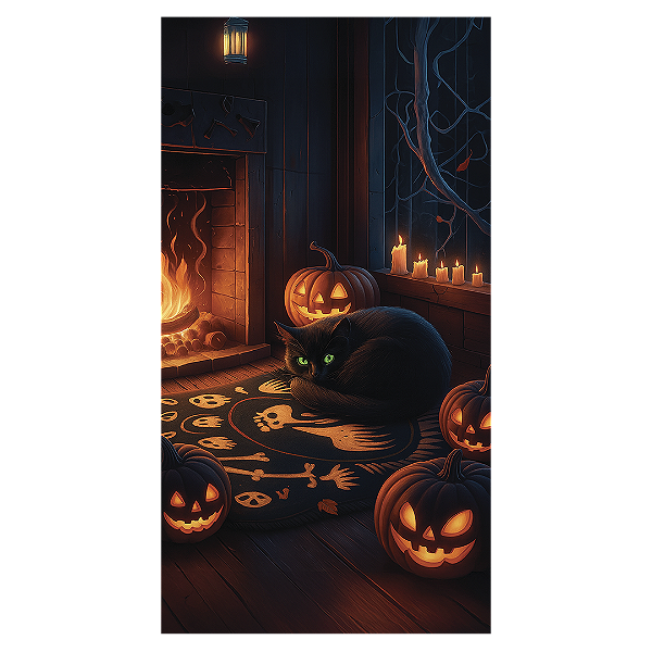 Faixa Lateral - Dia Das Bruxas Halloween - Sublimado 3D