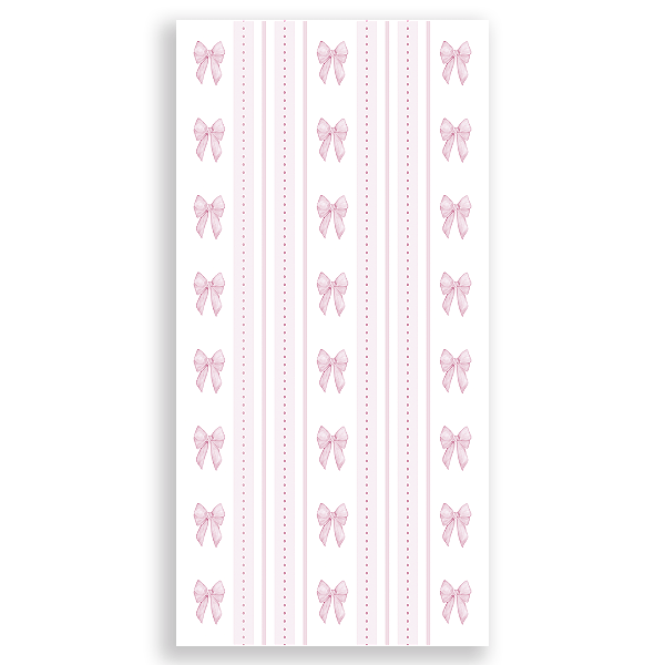 Faixa Lateral - Laço Rosa By Vivi Mide - Sublimado 3D