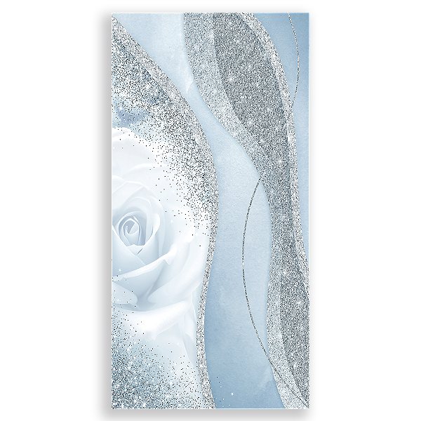 Faixa Lateral - Fundo Glitter Azul By Vivi Mide - Sublimado 3D