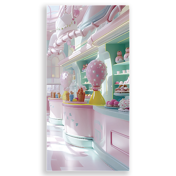 Faixa Lateral - Confeitaria Minnie By Vivi Mide - Sublimado 3D