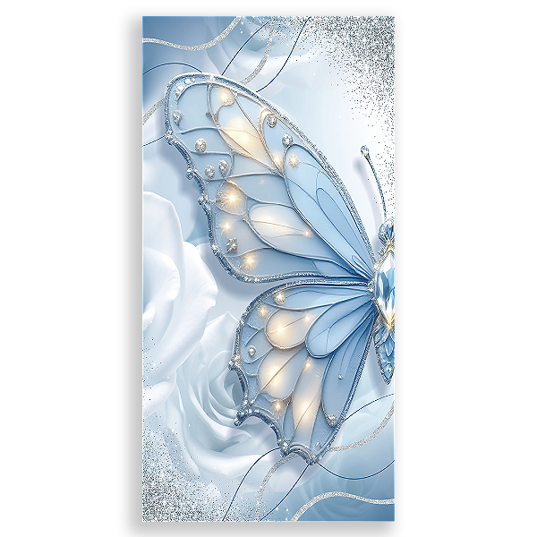 Faixa Lateral - Borboleta Azul By Vivi Mide - Sublimado 3D