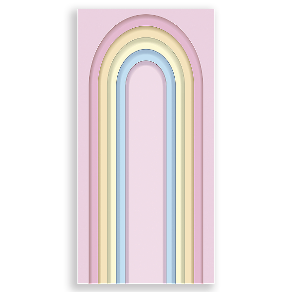 Faixa Lateral - Arco Iris Looney Tunes By Vivi Mide - Sublimado 3D