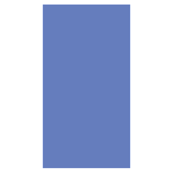 Faixa Lateral - Cor Lisa Azul 47h 26v - Sublimado 3D