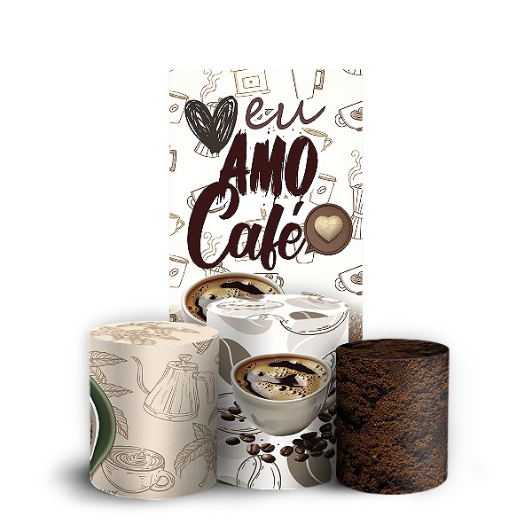 Faixa Lateral e Trio Cilindro Sublimado 3D Vest Facil - Café