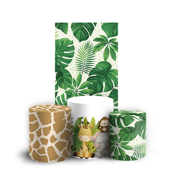 Faixa Lateral e Trio Cilindro Sublimado 3D Vest Facil - Safari