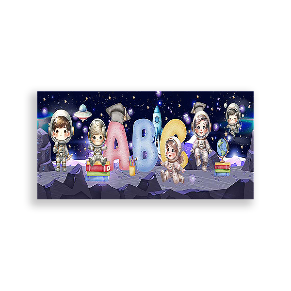 Painel Retangular - Abc Formatura - Sublimado 3D